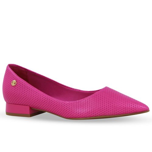 Sapato Couro Veneza Hot Pink