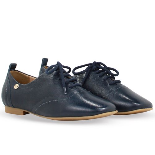 Sapato Couro Summer Burnish Marinho