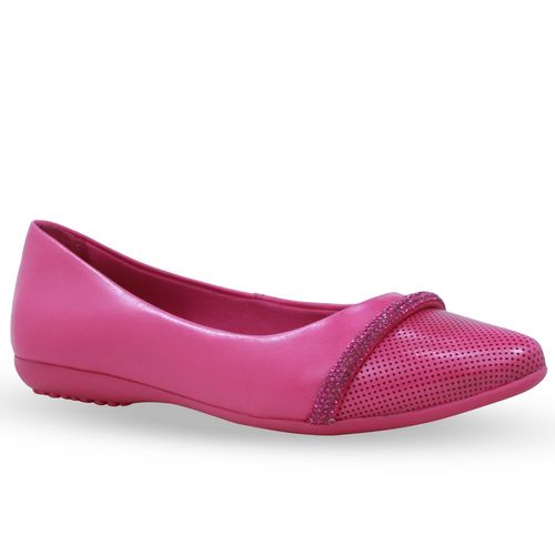 Sapatilha Couro Atanado Napoli Pink