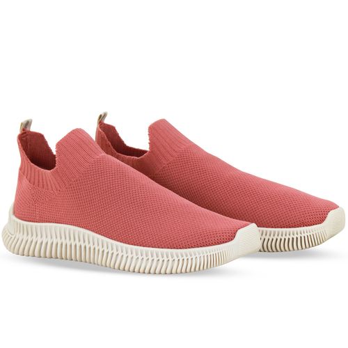 Tênis Knit Pêssego