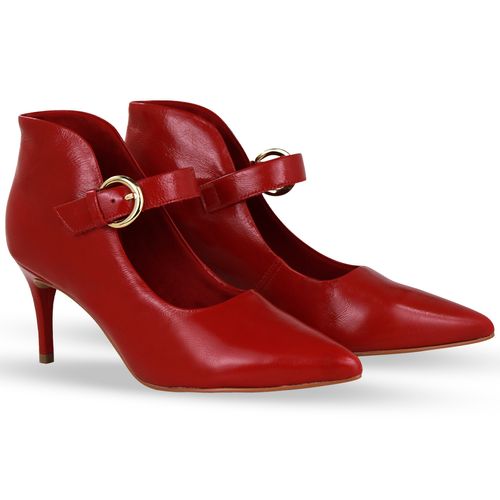 Sapato Couro Atenas Rouge