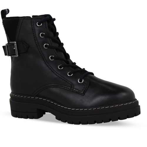 Bota Coturno Couro Atanado Napoli Preto
