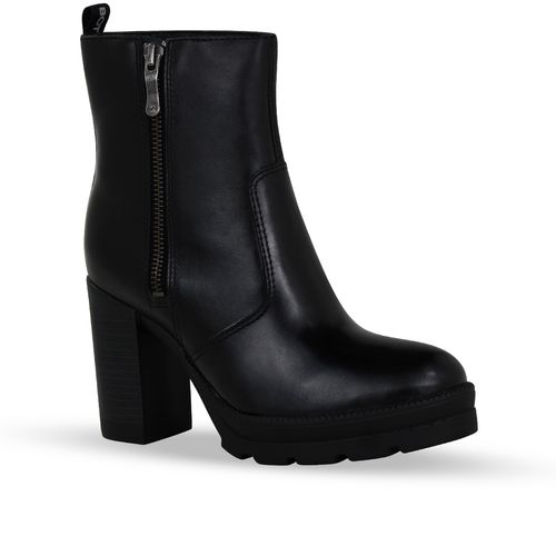 Bota Coturno Couro Atanado Napoli Preto