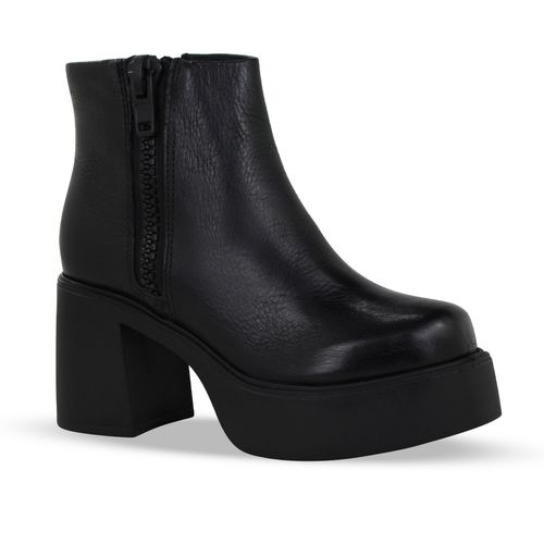 Bota Hampton Couro Burnish Preto
