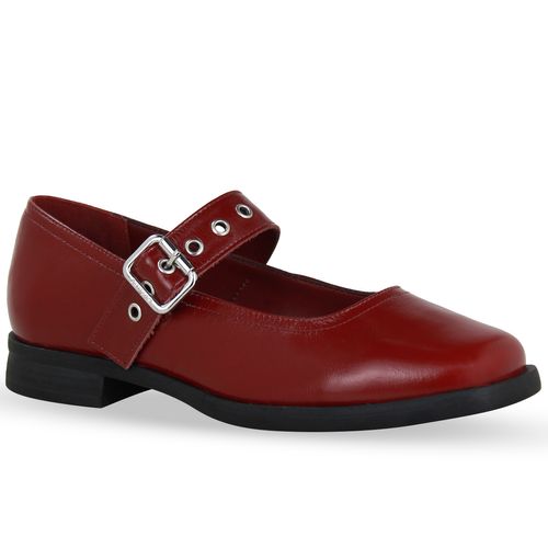 Sapato Couro Atenas Burgundy