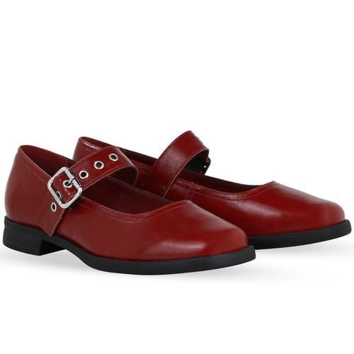 Sapato Couro Atenas Burgundy