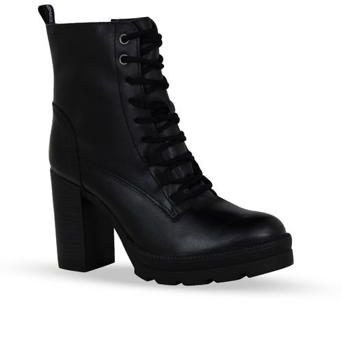 Bota Coturno Couro Atanado Napoli Preto