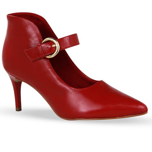 Sapato Couro Atenas Rouge