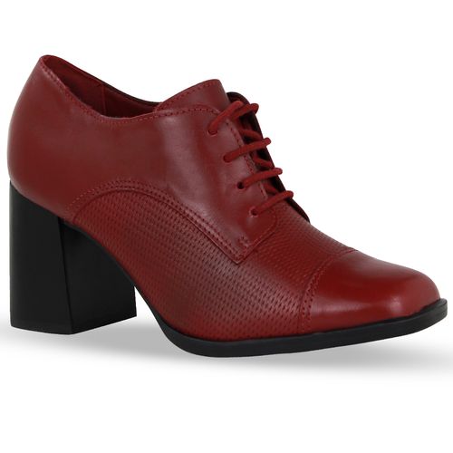 Sapato Couro Atanado Napoli Burgundy