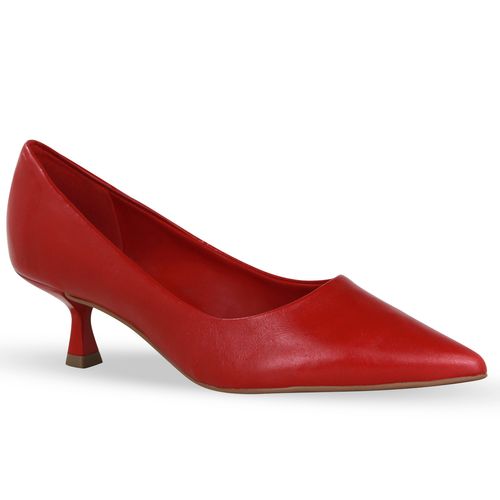 Sapato Scarpin Couro Atenas Rouge
