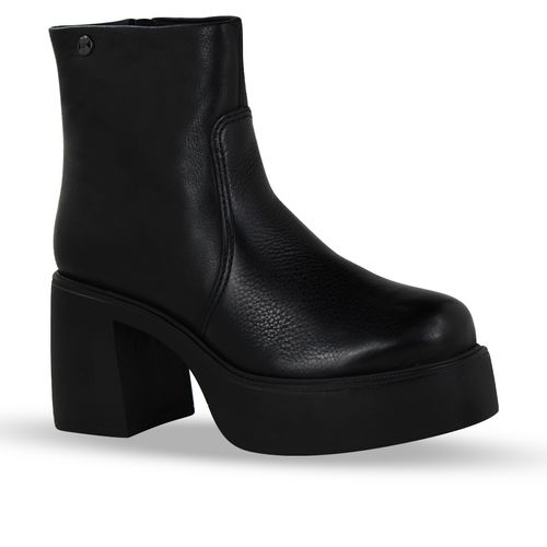 Bota Hampton Couro Burnish Preto