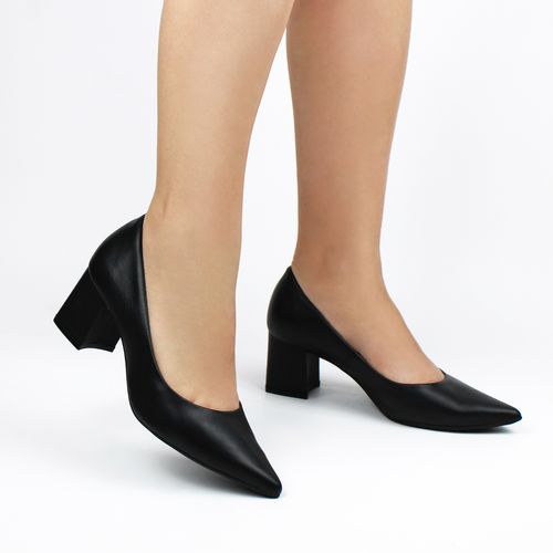 Sapato Couro Atanado Napoli Preto