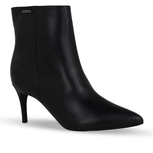 Bota Cano Baixo Couro Atanado Napoli Preto