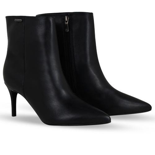 Bota Cano Baixo Couro Atanado Napoli Preto