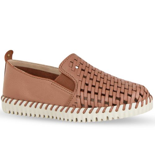 Tênis Twister Couro Burnish Mocha Mousse