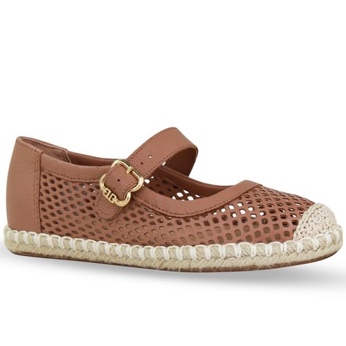 Sapatilha Couro Burnish Mocha Mousse