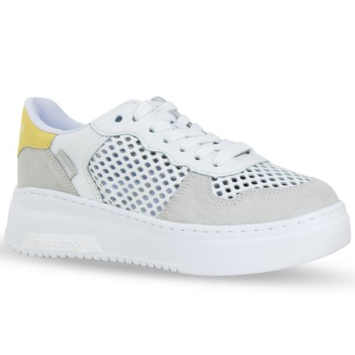 Tênis Couro Camurça Cinza Claro