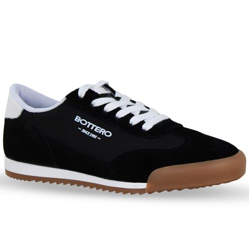 Tênis Couro Camurça Preto