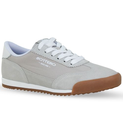 Tênis Couro Camurça Cinza Claro