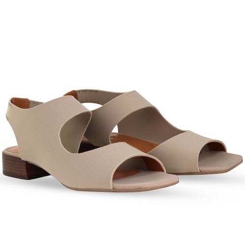 Sandália Sense Lycra Nude