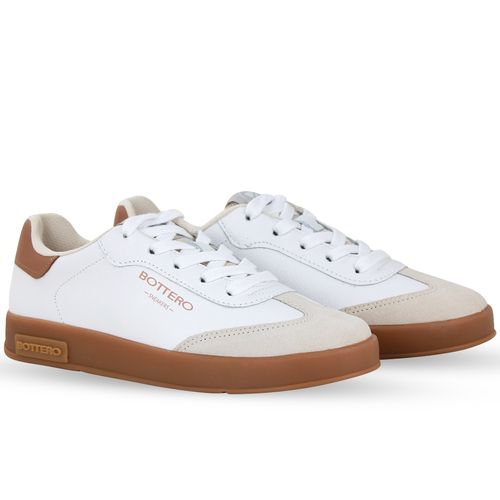 Tênis Couro Camurça Marfim