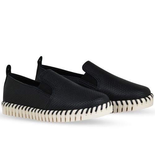 Sapato Twister Couro Veneza Preto