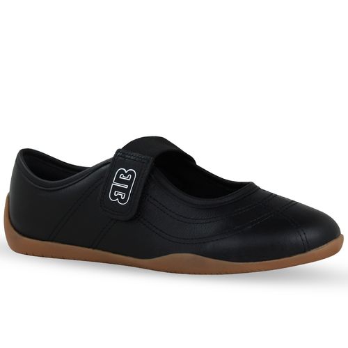 Sapatilha Couro Napa Preto