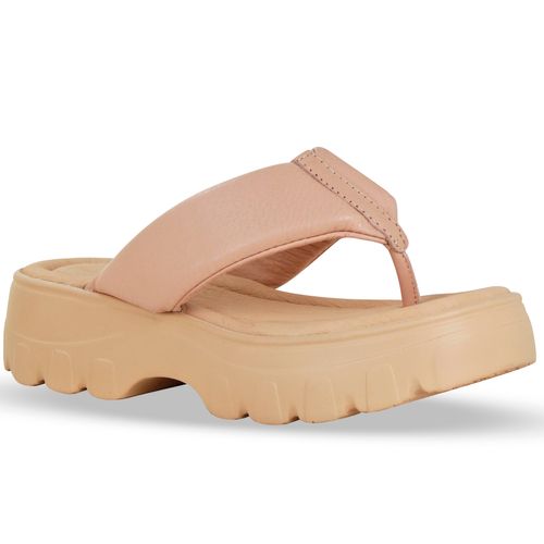 Tamanco Couro Burnish Brown Sugar