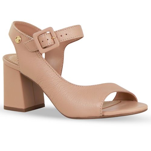 Sandália Couro Burnish Brown Sugar