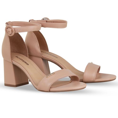 Sandália Couro Burnish Brown Sugar