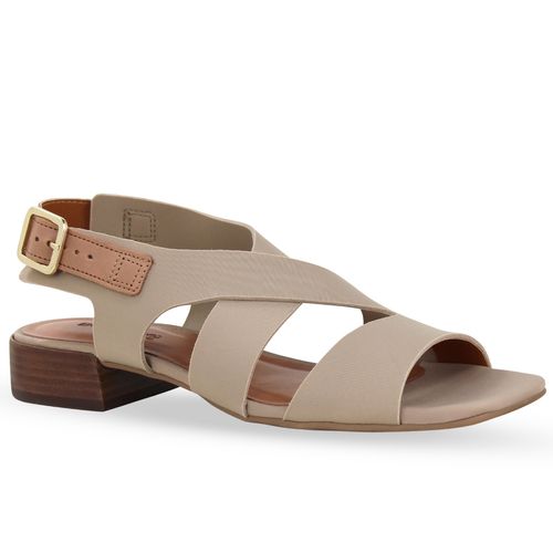 Sandália Sense Lycra Nude