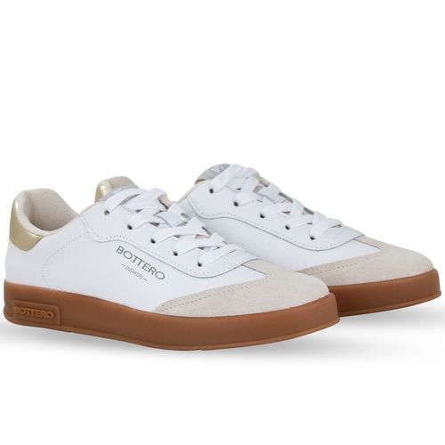 Tênis Couro Camurça Marfim