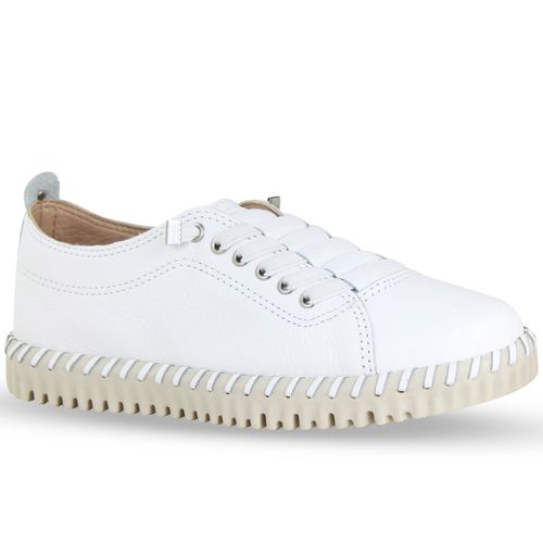 Tênis Twister Couro Burnish Branco