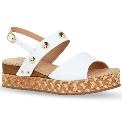 Sandália Couro Atanado Napoli Branco