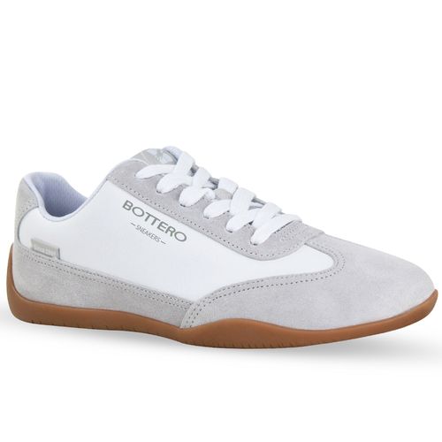 Tênis Couro Camurça Cinza Claro