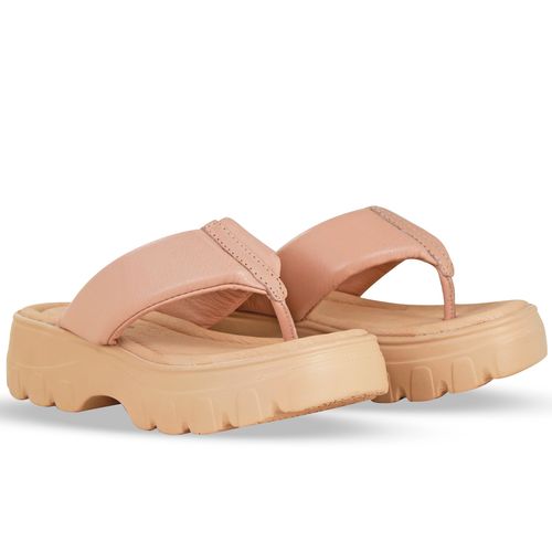 Tamanco Couro Burnish Brown Sugar