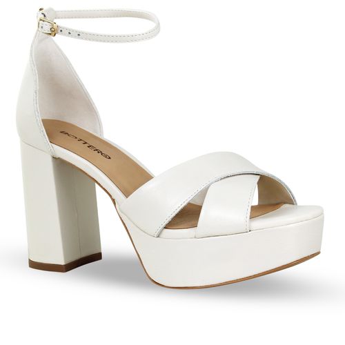 Sandália Couro Atenas Off White