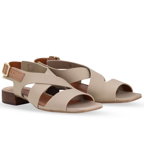 Sandália Sense Lycra Nude