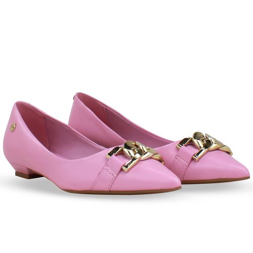 Sapato Couro Atanado Napoli Rosa