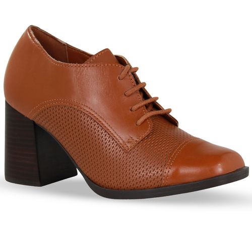 Sapato Couro Atanado Napoli Caramelo