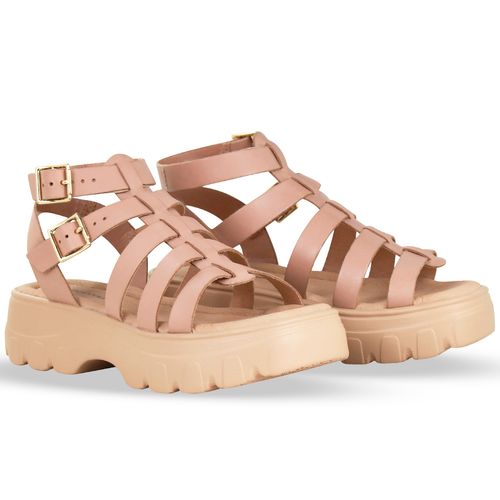 Sandália Couro Atanado Brown Sugar