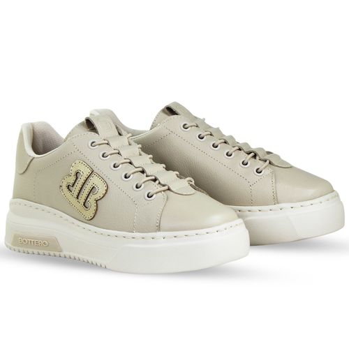 Tênis Couro Napa Marfim