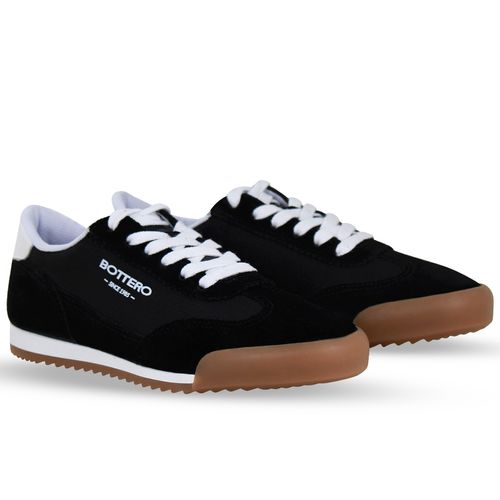 Tênis Couro Camurça Preto