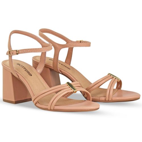 Sandália Couro Burnish Brown Sugar