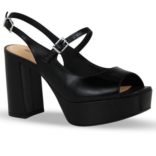 Sandália Couro Atenas Preto