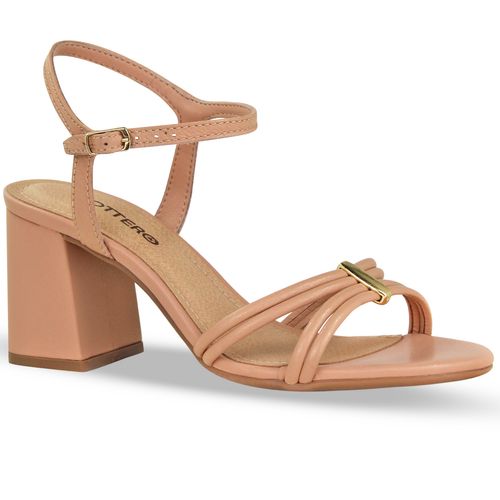 Sandália Couro Burnish Brown Sugar