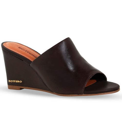 Tamanco Couro Atenas Marrom