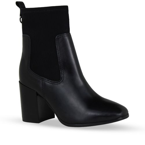 Bota Cano Baixo Couro Atanado Napoli Preto