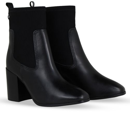 Bota Cano Baixo Couro Atanado Napoli Preto