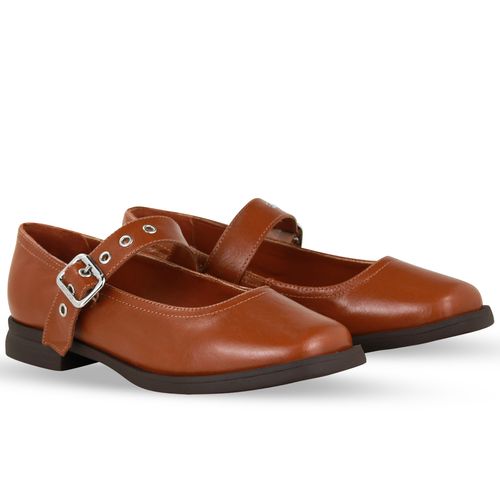 Sapato Couro Atenas Caramelo